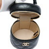 Chanel Mini Quilted Lambskin Ruched Handle Vanity Case Secondhand
