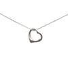 Secondhand Tiffany Elsa Peretti Sterling Silver Open Heart Pendant Necklace