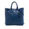Prada Vitello Daino Side Zip Open Convertible Tote Secondhand