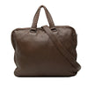 Bottega Veneta Intrecciato Trimmed Cervo Business Bag Secondhand