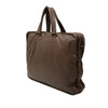 Bottega Veneta Intrecciato Trimmed Cervo Business Bag Secondhand