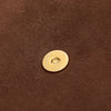 LOEWE Suede Anagram Flap Shoulder Bag Secondhand