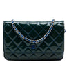 Chanel CC Quilted Patent Incognito Wallet On Chain Secondhand