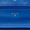 Chanel CC Quilted Patent Wallet On Chain Secondhand