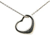 Secondhand Tiffany Elsa Peretti Sterling Silver Open Heart Pendant Necklace