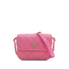 Chanel Small CC Quilted Denim Messenger Flap Secondhand