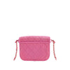 Chanel Small CC Quilted Denim Messenger Flap Secondhand