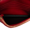 Saint Laurent Grain De Poudre Chevron Monogram Envelope Wallet on Chain Secondhand