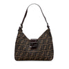 Fendi Zucca Canvas Shoulder Bag Secondhand