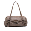 Prada Royal Calf Pushlock Shoulder Bag Secondhand