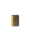 Dolce & Gabbana Leopard Print Calfskin Dauphine Bifold Card Holder Secondhand
