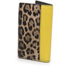 Dolce & Gabbana Leopard Print Calfskin Dauphine Bifold Card Holder Secondhand