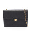 Chanel CC Quilted Caviar Single Flap Secondhand