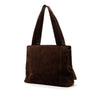 Chanel Suede LAX Logo Tote Secondhand