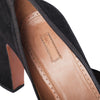 Secondhand Alaia Black Suede Block Heel Pumps