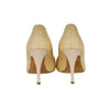 Secondhand Fendi Asymmetric Bow Peep-toe Pumps 