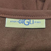 Romeo Gigli Brown Vest - 2000s Second hand