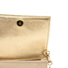 Prada Crystal Embellished Satin Card Holder with Chain Secondhand