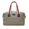 Gucci GG Canvas Web Travel Bag  Secondhand