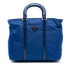 Prada Vitello Trimmed Tessuto Satchel Secondhand