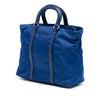 Prada Vitello Trimmed Tessuto Satchel Secondhand