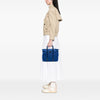 Prada Vitello Trimmed Tessuto Satchel Secondhand