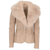 Secondhand Gucci Beige Sheepskin Shearling Coat - 2000s