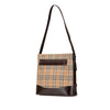 Burberry Haymarket Check Canvas Shoulder Bag Secondhand
