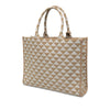 Prada Large Triangolo Jacquard Symbole Tote Secondhand