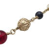 Chanel CC Gold Plated Faux Pearl Beaded Bracelet Secondhand