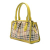 Burberry Haymarket Check Coated Canvas Pilgrim  Satchel Secondhand