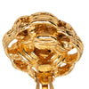 Chanel CC Gold Plated Knot Clip On Earrings Secondhand