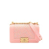 Chanel Small Chevron Lambskin Embroidered Boy Flap Secondhand