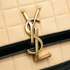 Saint Laurent Medium Quilted Suede Monogram Solferino Crossbody Secondhand