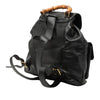 Gucci Calfskin Bamboo Drawstring Backpack Secondhand