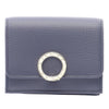 Bvlgari Leather Trifold Wallet Secondhand