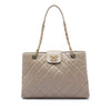Chanel Quilted Glazed Calfskin Daily Walk Tote Secondhand