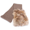 Miu Miu Fox Fur Trimmed Wool Scarf - '10s Second-hand