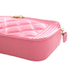 Chanel Quilted Lambskin Boy Double Zip Wallet On Chain Secondhand