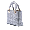 Dior Small Metallic Grained Calfskin Cannage Supple Lady Dior Secondhand