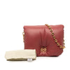LOEWE Shiny Lambskin Goya Puffer Chain Bag Secondhand