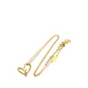 Louis Vuitton Gold Plated Collier Fall in Love Pendant Necklace Secondhand