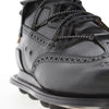 Tod's Black Leather Brogue Boots - 2020s Second hand