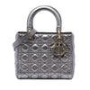 Dior Medium Metallic Lambskin Cannage Lady Dior Secondhand