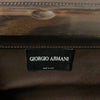 Giorgio Armani Brown Leather Clutch - 2000s Second hand