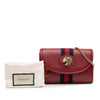 Gucci Mini Calfskin Rajah Web Chain Crossbody Secondhand