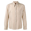 Romeo Gigli Beige Striped Cotton Shirt - '90s Second hand