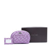 Celine Carriage Print Canvas Cosmetic Pouch Secondhand