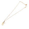 Louis Vuitton Gold Plated Nanogram Pendant Necklace Secondhand