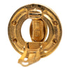 Chanel CC Gold Plated Round Clip on Earrings Secondhand